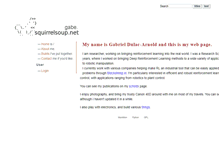 Tablet Screenshot of gabe.squirrelsoup.net